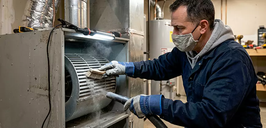 HVAC Blower Compartment Cleaning in Waxhaw