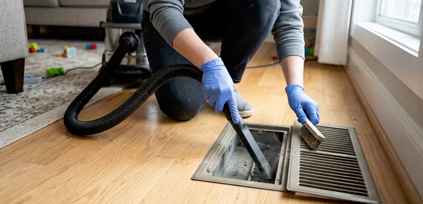 Heating Floor Vent Cleaning in Waxhaw