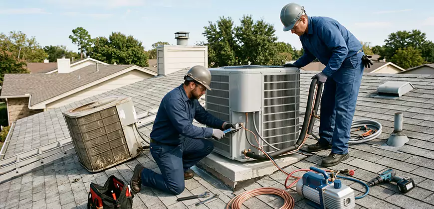 High-Efficiency Condenser Installation in Waxhaw